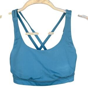 Lululemon Sports Bra Womens 4 Energy Bra Strappy Crossback Yoga Gym Athletic